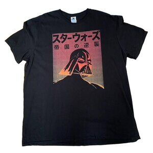 Delta Soft T-Shirt Men's XXL Star Wars Darth Vader Japanese Graphic As Is NWOT